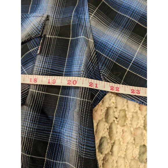 Dixxon Flannel Company Form Function Men LT Blue Long sleeve Flannel Pearl Snap - Picture 9 of 9